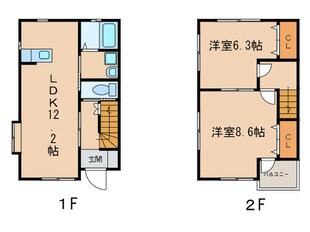 Ｔ－メゾンＢ棟の物件間取画像